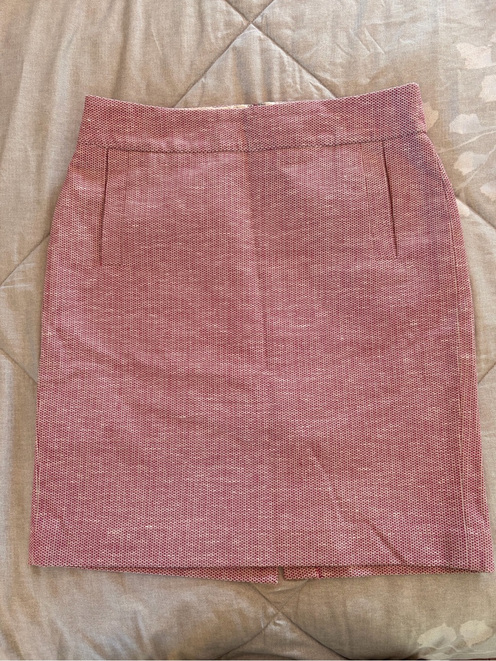 Banana Republic Pink Textured Pencil Skirt